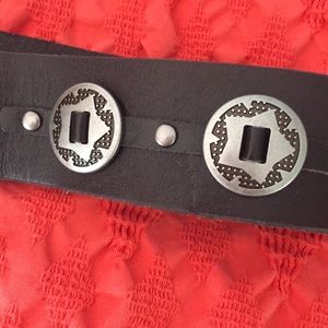 Accessories - Real leather black boho concho style belt M Accessories - Real leather black boho concho style belt M